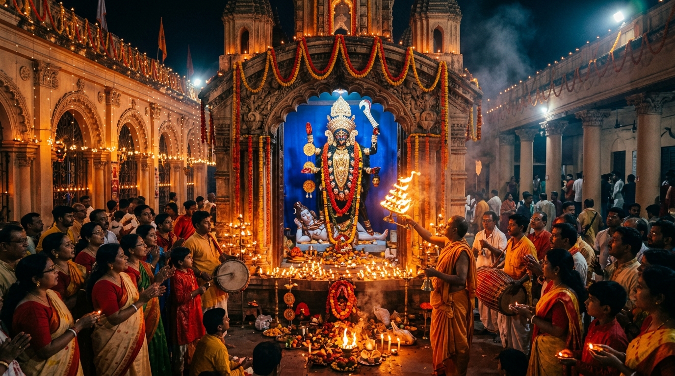 Kali Puja 2026 in CR Park — Night of the Dark Goddess
