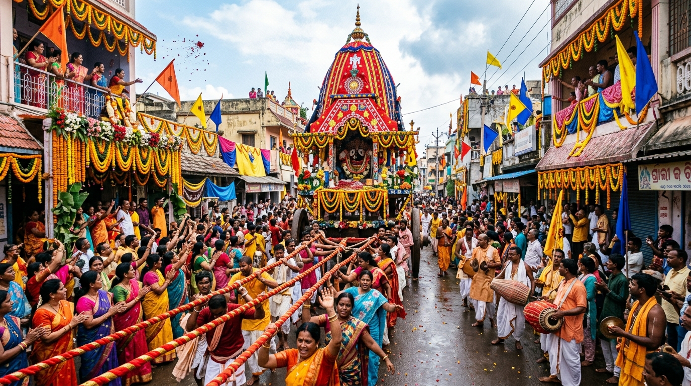 Rath Yatra 2026 in CR Park — Festival of Chariots